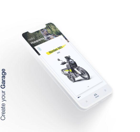 Crear garaje virtual en la app Husqvarna