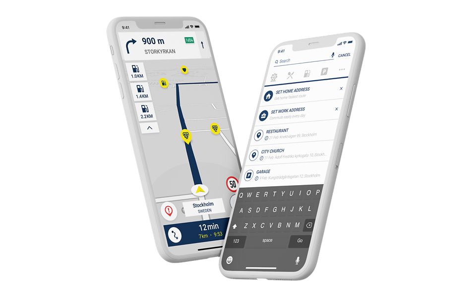 Husqvarna Motorcycles App navegación